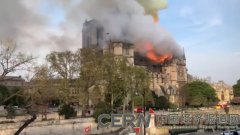 巴黎圣母院火灾后 教堂内部首张图片曝光
